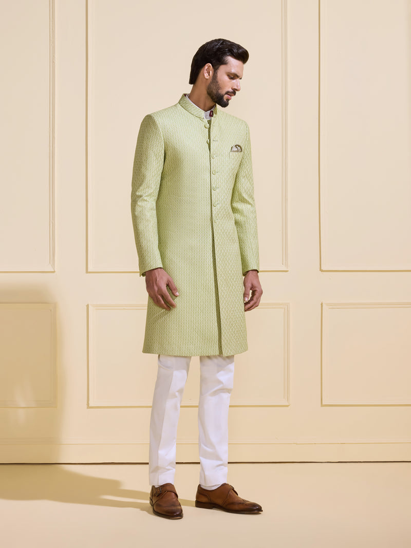 BESPOKE LUSH: LIGHT GREEN ACHKAN