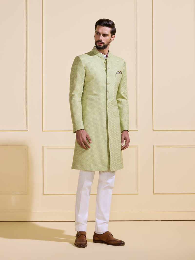 BESPOKE LUSH: LIGHT GREEN ACHKAN