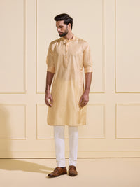 THE SUNLIT GRACE: LIGHT GOLDEN KURTA