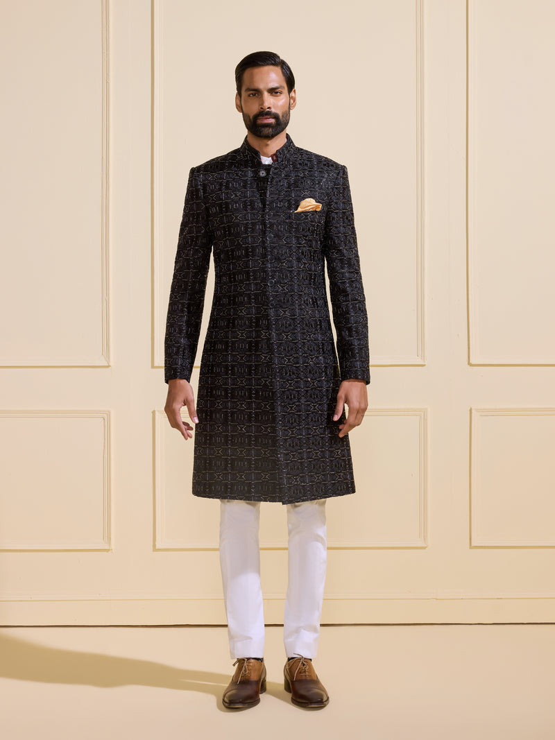 THE SARTORIAL SHRINE: MIDNIGHT BLACK ACHKAN