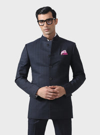 ELITE ELEGANCE HANDMADE BANDHGALA SUIT IN WOOL