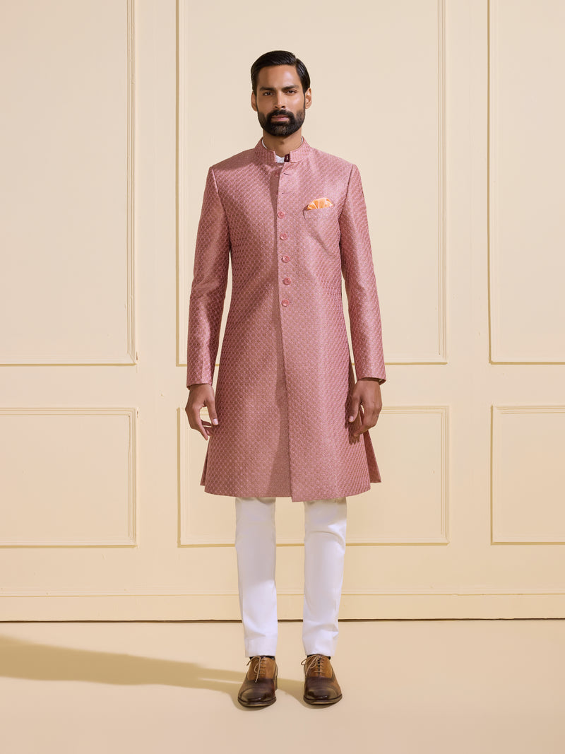 OPALESCENT DAWN: BESPOKE PEACH ACHKAN