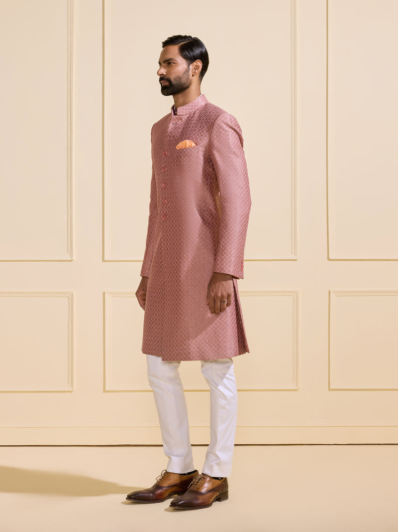 OPALESCENT DAWN: BESPOKE PEACH ACHKAN