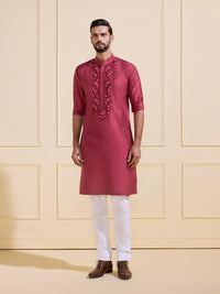 MAJESTIC MAROON KURTA