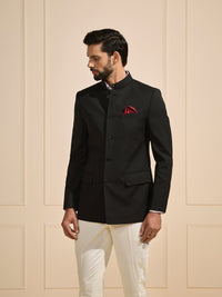 THE RAVEN ELEGANCE TAILORED BANDHGALA