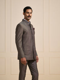 STEEL ELEGANCE: THE CONTEMPORARY BANDHGALA SUIT