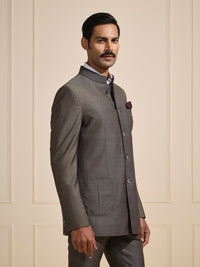 STEEL ELEGANCE: THE CONTEMPORARY BANDHGALA SUIT