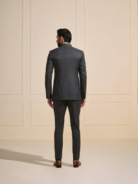 THE SHADOWED ELEGANCE: A FORMAL BANDHGALA SUIT