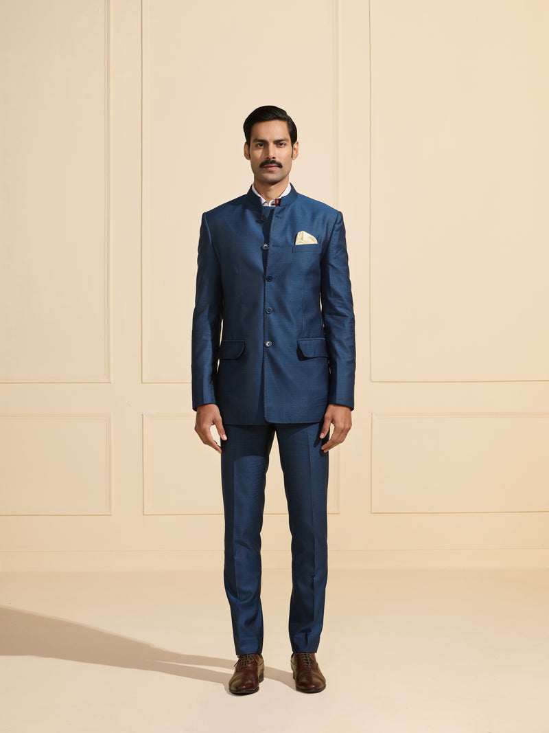 THE OCEANIC LUXE: A VERSATILE BANDHGALA SUIT