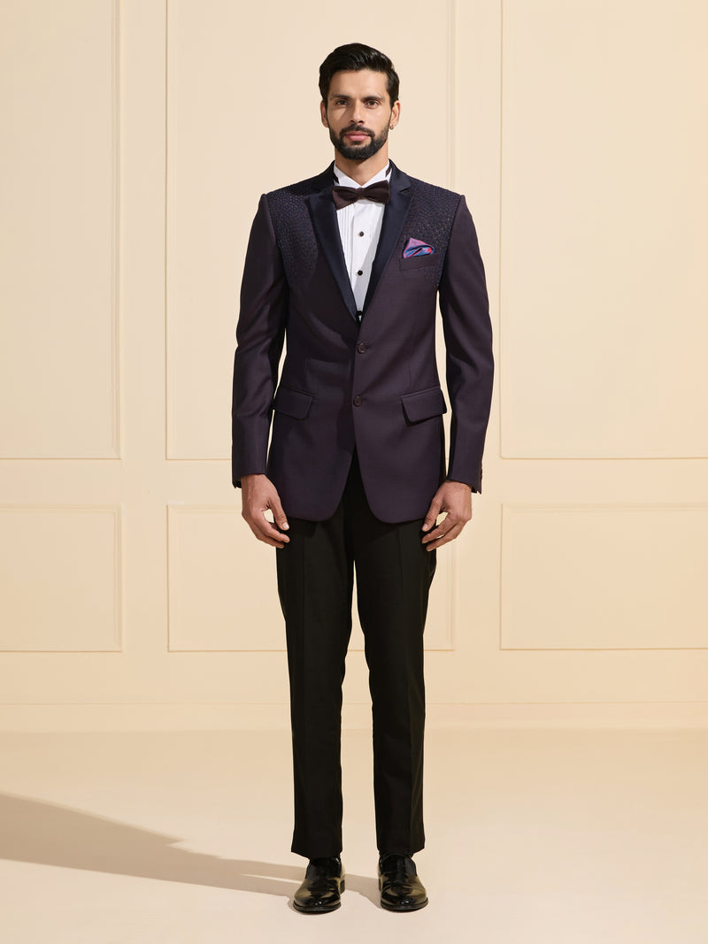 THE VESPER REVERENCE: MIDNIGHT COUTURE TUXEDO JACKET