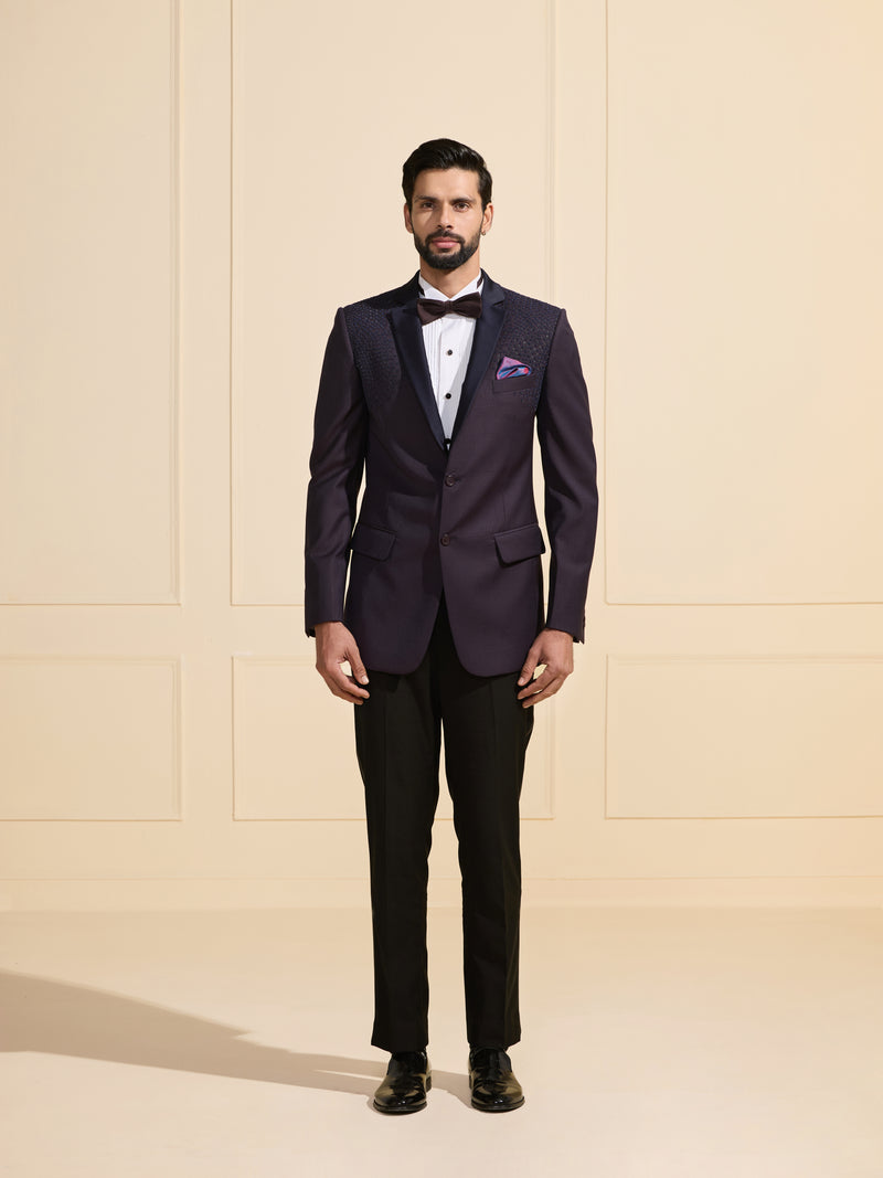 THE VESPER REVERENCE: MIDNIGHT COUTURE TUXEDO JACKET