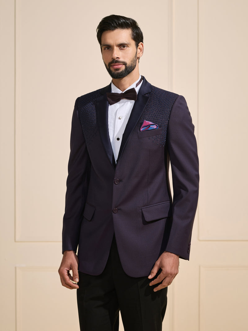 THE VESPER REVERENCE: MIDNIGHT COUTURE TUXEDO JACKET