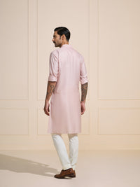 THE HEATHER GLOW: A KURTA OF MINIMAL SOPHISTICATION