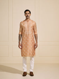 THE PEACH PERFECTION: TRANQUIL FESTIVE KURTA