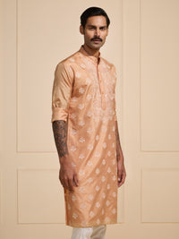 THE PEACH PERFECTION: TRANQUIL FESTIVE KURTA