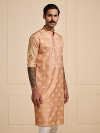 THE PEACH PERFECTION: TRANQUIL FESTIVE KURTA