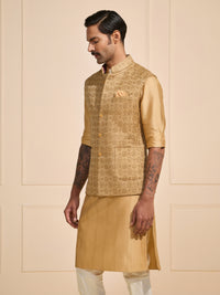 THE EMPEROR’S GOLD ENSEMBLE: ETHNIC WAISTCOAT