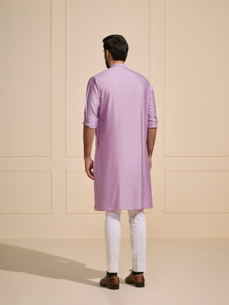 THE OPULENT LAVENDER GLOW KURTA