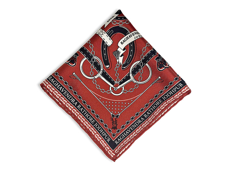 SADDLE & SILK SYMPHONY POCKET SQUARE