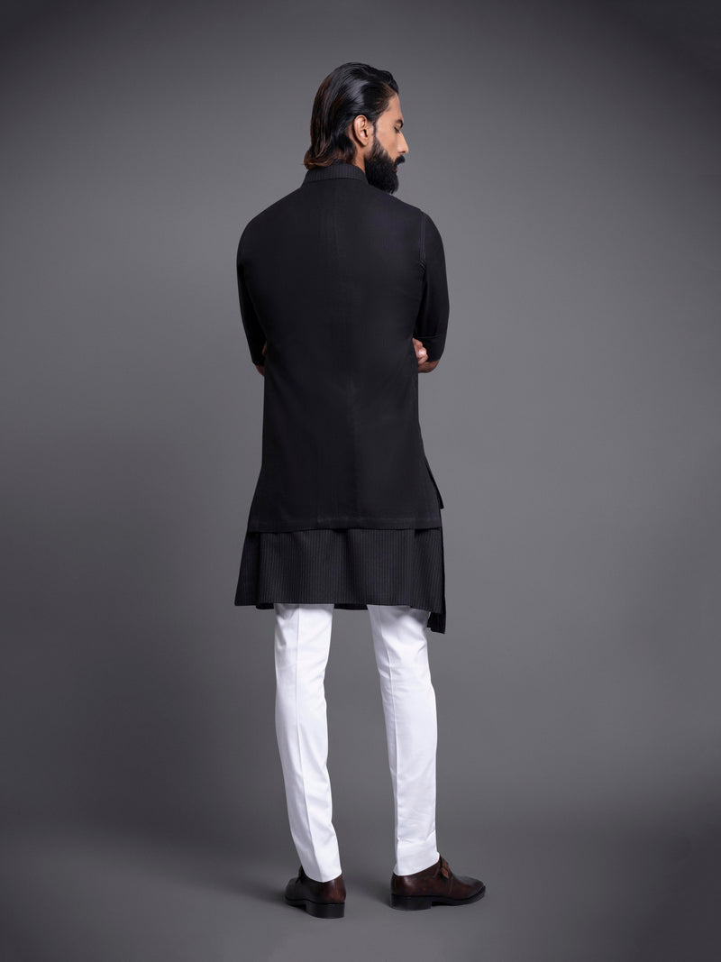 ASYMMETRIC LONG WAISTCOAT