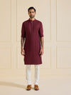 THE MAROON REVERIE KURTA