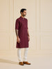 THE MAROON REVERIE KURTA