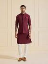 MAROON REVERIE: A WAISTCOAT OF CLASSIC SOPHISTICATION