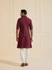 MAROON REVERIE: A WAISTCOAT OF CLASSIC SOPHISTICATION