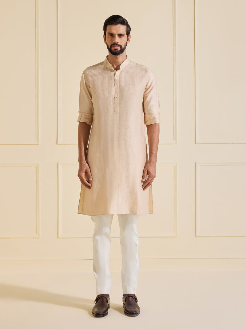 SERENE ALLURE: BEIGE KURTA