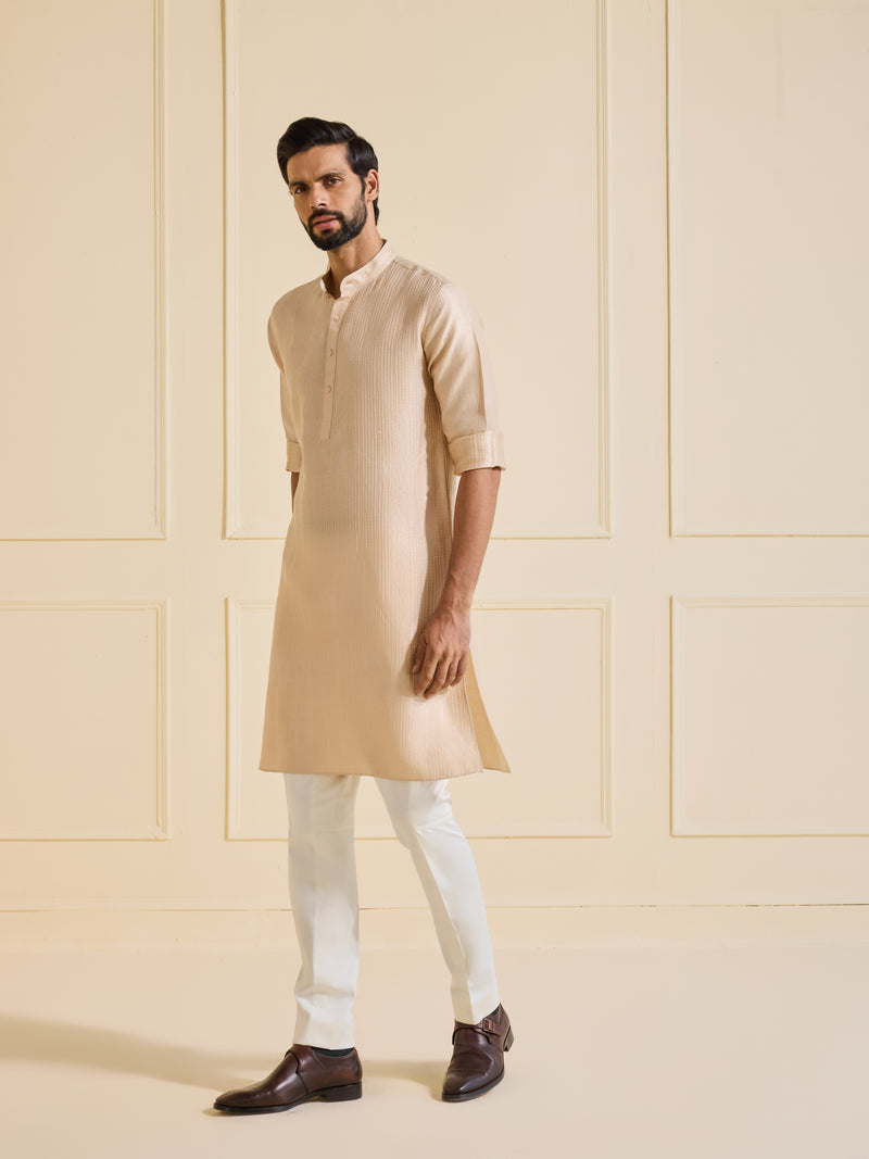 SERENE ALLURE: BEIGE KURTA