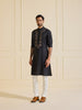 THE MIDNIGHT NOIR OPULENT KURTA