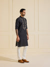 THE MIDNIGHT NOIR OPULENT KURTA