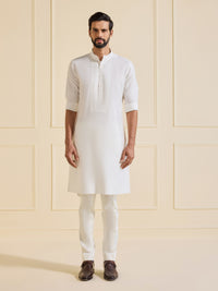 WHISPERS OF IVORY: A HANDCRAFTED KURTA