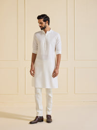 WHISPERS OF IVORY: A HANDCRAFTED KURTA