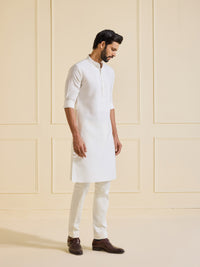 WHISPERS OF IVORY: A HANDCRAFTED KURTA