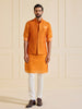 RAVISHING ROSHNI: AN EXQUISITE ORANGE WAISTCOAT