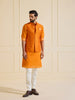 RAVISHING ROSHNI: AN EXQUISITE ORANGE WAISTCOAT