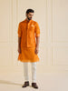 RAVISHING ROSHNI: AN EXQUISITE ORANGE WAISTCOAT