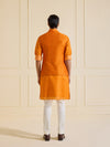 RAVISHING ROSHNI: AN EXQUISITE ORANGE WAISTCOAT