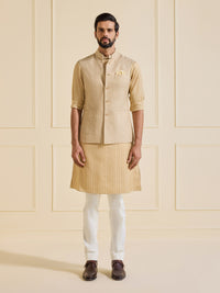 THE SHAHZADA TEXTURED WAISTCOAT