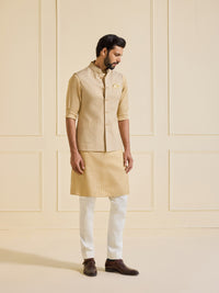 THE SHAHZADA TEXTURED WAISTCOAT