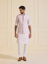 ETHEREAL GLEAM: LUMINOUS PINK WAISTCOAT