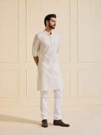 THE IMPERIAL OFF-WHITE KURTA