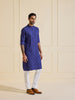 THE REGAL SPLENDOUR: NAVY BLUE KURTA