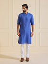 THE SKYZA COBALT BLUE KURTA