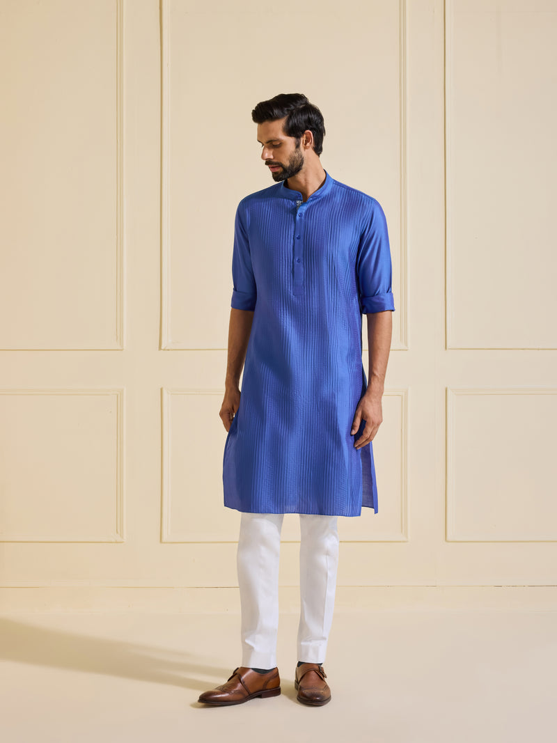 THE SKYZA COBALT BLUE KURTA