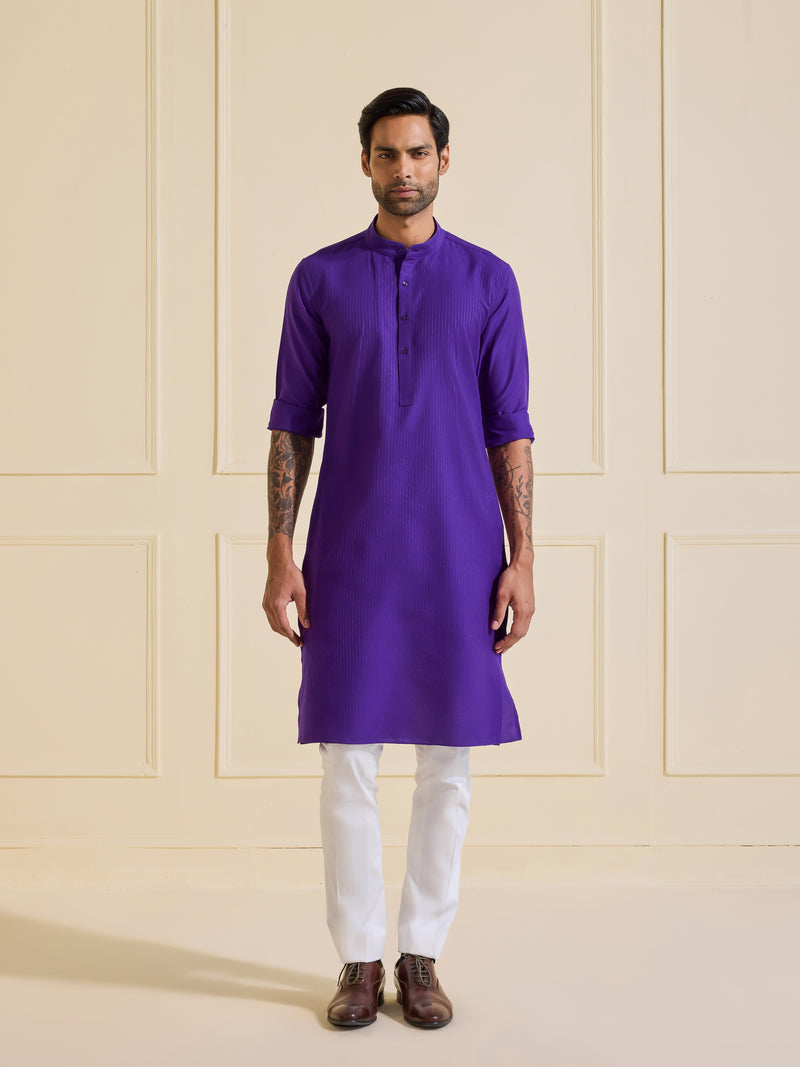 THE MINIMAL PRUSSIAN INDIGO KURTA