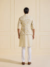 THE RADIANT FLORAISON IVORY WAISTCOAT