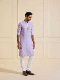 THE LAVENDER ECLAT KURTA