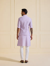 THE BESPOKE LAVENDER ECLAT WAISTCOAT